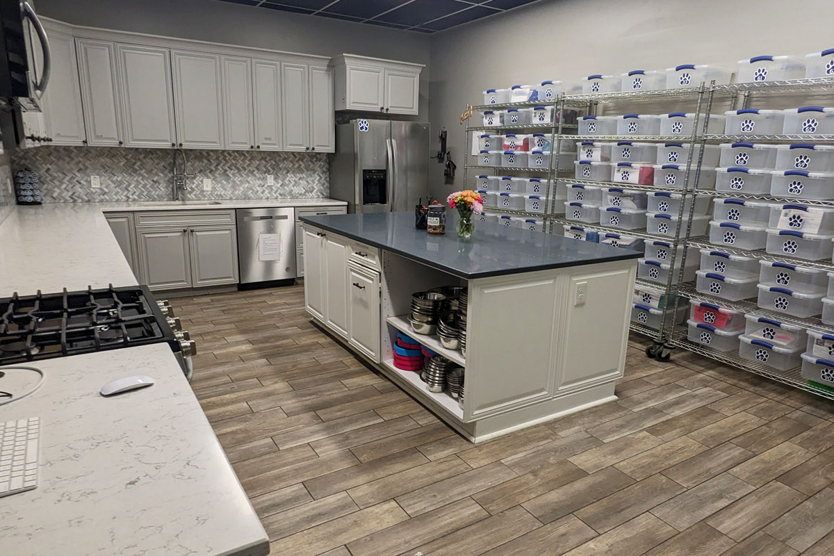 Photo of the facility's kitchen