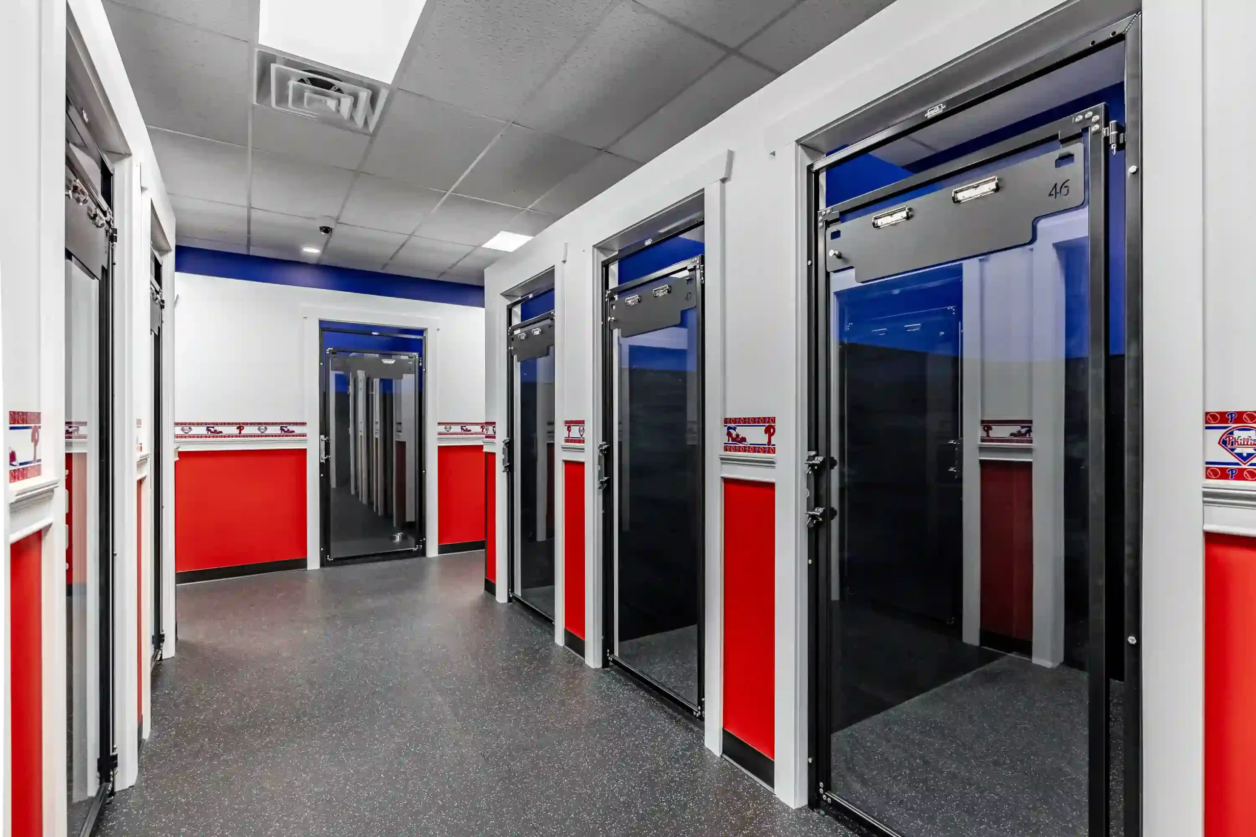 boarding rooms for the dogs