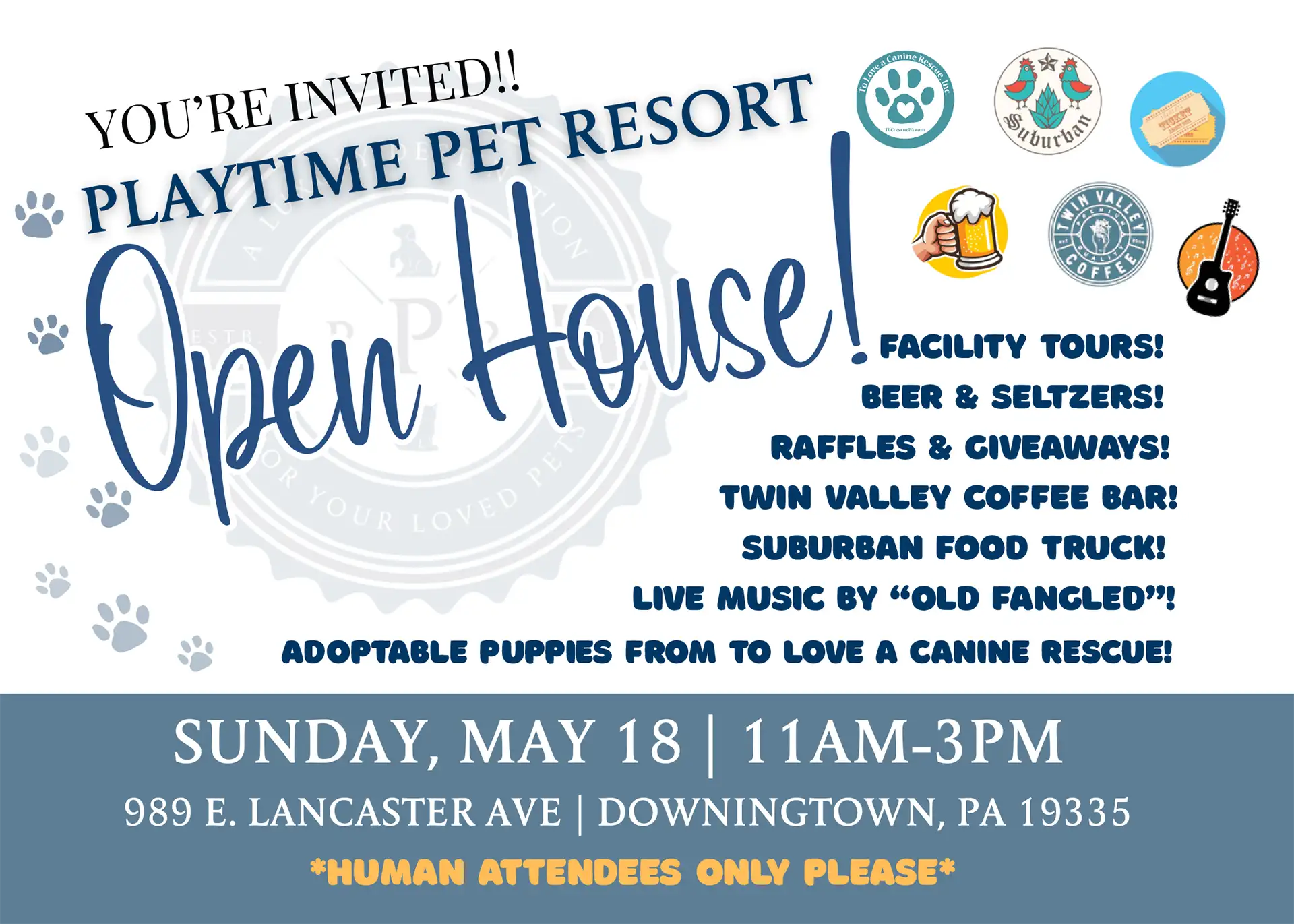 Open House - Playtime Pet Resort